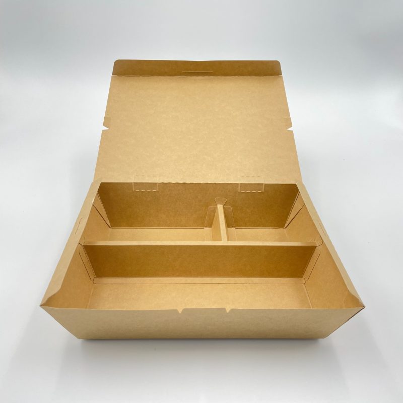 3-Compt 1500ml Kraft Paper Box